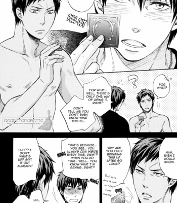 [Komae Salon] Otoko wa Sore o Gaman Dekinai – Kuroko no Basuke dj [Eng] – Gay Manga sex 9