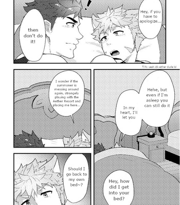 [PULIN Nabe (kakenari)] When heroes are placed on the same bed… [ENG] – Gay Manga sex 7