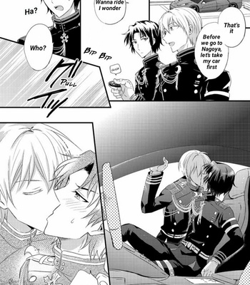 [upset- (Uni)] Loser in the car – Owari no Seraph dj [Eng] – Gay Manga sex 8