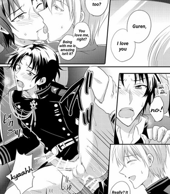 [upset- (Uni)] Loser in the car – Owari no Seraph dj [Eng] – Gay Manga sex 17