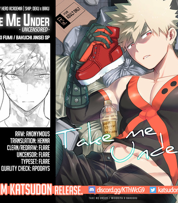 [satsuki fumi] Take me under – My Hero Academia dj [Eng] – Gay Manga sex 46