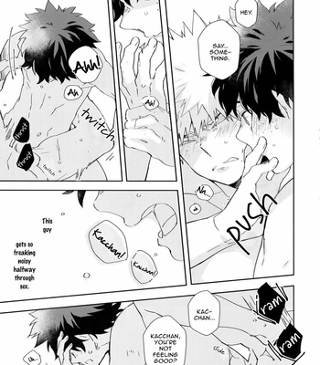 [kuroimisa/ ecoecozameraku] Boku no Hero Academia dj – Urusai Kuchi wo Fusagu Sube [Eng] – Gay Manga sex 6