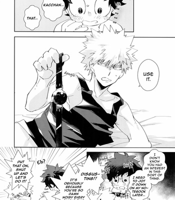 [kuroimisa/ ecoecozameraku] Boku no Hero Academia dj – Urusai Kuchi wo Fusagu Sube [Eng] – Gay Manga sex 9