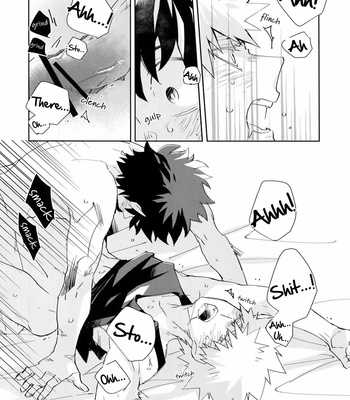 [kuroimisa/ ecoecozameraku] Boku no Hero Academia dj – Urusai Kuchi wo Fusagu Sube [Eng] – Gay Manga sex 15