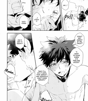 [kuroimisa/ ecoecozameraku] Boku no Hero Academia dj – Urusai Kuchi wo Fusagu Sube [Eng] – Gay Manga sex 17