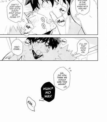 [kuroimisa/ ecoecozameraku] Boku no Hero Academia dj – Urusai Kuchi wo Fusagu Sube [Eng] – Gay Manga sex 20