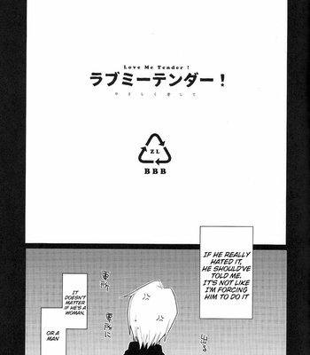 [HR-ST taira] Kekkai Sensen dj – Love Me Tender! [Eng] – Gay Manga sex 5
