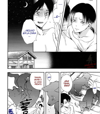 [IS.g/ Kimi Ichinashi] Okami Eren no koibito – Attack on Titan dj [Esp] – Gay Manga sex 41