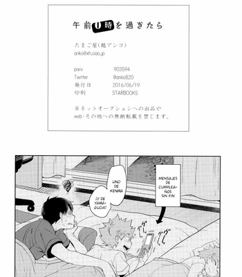 [Tamagoya] Gozen 0-ji wo sugitara – Haikyu!! dj [Esp] – Gay Manga sex 23