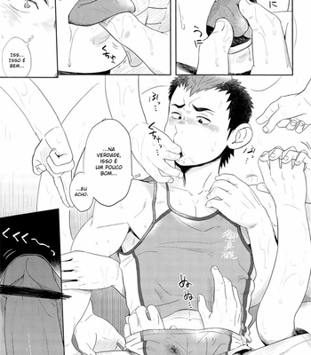 [Dokudenpa Jushintei (Kobucha)] Elevator Escalation [Portuguese] – Gay Manga sex 16