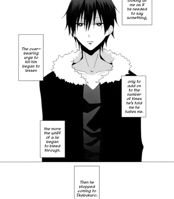 [to-hi (Shima)] What Liars Say – Durarara dj [Eng] – Gay Manga sex 3