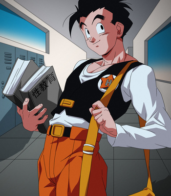 [imp-chan] Highschool Gohan CG (Dragon Ball) – Gay Manga thumbnail 001