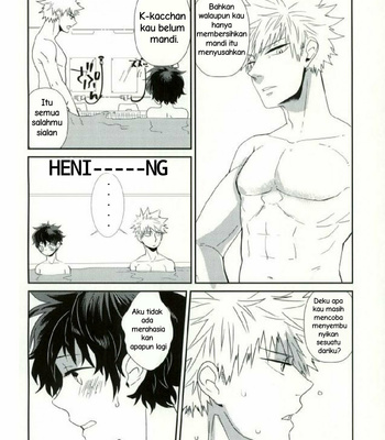[Kazutetsu (Nasuo)] Himitsu to Naisho no shikkusutin – Boku no Hero Academia dj [Indonesia] – Gay Manga sex 14