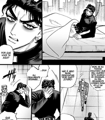 [Mee/ Hisaichi] Worlds Strongest Yandere – Jojo’s Bizarre Adventure dj [PT-BR] – Gay Manga sex 34
