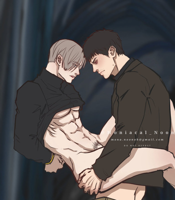 [Moniacal_Noon] Leon Kennedy getting fucked in every way (Resident Evil) – Gay Manga sex 24