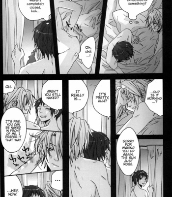 [Zerohaku (Fuji Mako)] Yoake, Mae – The Melancholy of Haruhi Suzumiya dj [Eng] – Gay Manga sex 34
