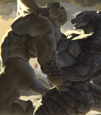 [Raccoon21] Godzilla x King Kong – Gay Manga sex 2