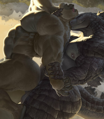 [Raccoon21] Godzilla x King Kong – Gay Manga sex 3