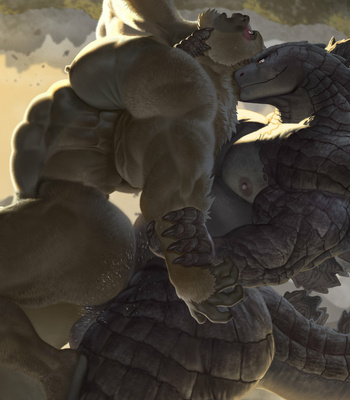 [Raccoon21] Godzilla x King Kong – Gay Manga sex 5