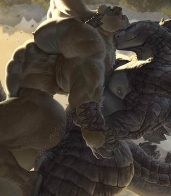 [Raccoon21] Godzilla x King Kong – Gay Manga sex 7