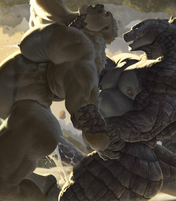 [Raccoon21] Godzilla x King Kong – Gay Manga sex 11