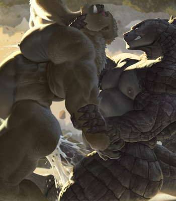 [Raccoon21] Godzilla x King Kong – Gay Manga sex 13