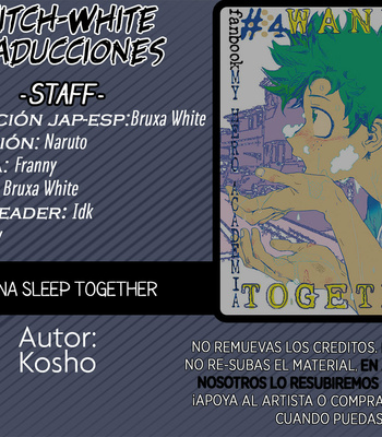 [Kosho] Wanna Sleep Together – Boku no Hero Academia dj [Esp] – Gay Manga sex 4