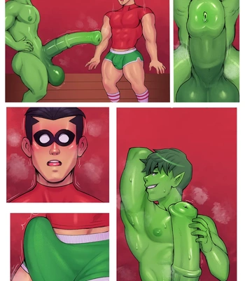[KidDeathX] Beast Boy x Robin (Incomplete) – Gay Manga sex 15