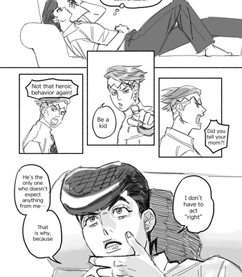 [ENAGA] Dinnertime? – Jojo’s Bizarre Adventure DJ [Eng] – Gay Manga sex 12