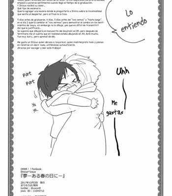 [Asai] Yume – Aru haru no hi ni – Durarara!! dj [Esp] – Gay Manga sex 40