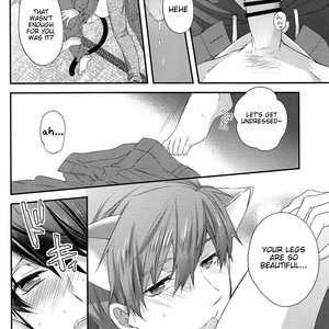[Kyuukyuubako (Band Aid)] Kururu Kururu to Nodo ga Nari – Free! dj [Eng] – Gay Manga sex 13