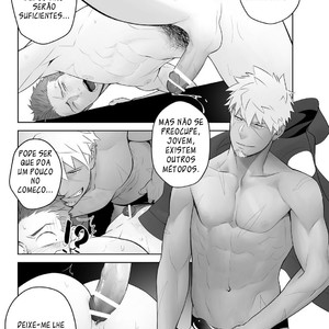 [Mentaiko (Itto)] Kashin ni Kakurete Isoginchaku to Zareteitara Shini ni Watsubo o Tsukkomareteshimatta Ken [Portuguese] – Gay Manga sex 12