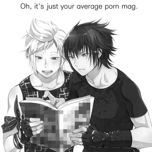 [Inufuro] Nanda, Tada no Erobon ka. | Oh, It’s Just Your Average Porn Mag – Final Fantasy XV dj [Eng] – Gay Manga sex 2