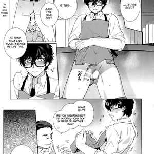 [downbeat (Kirimoto Yuuji)] Cafe LeBlanc no baito kun ni saimin – Persona 5 dj [Eng] – Gay Manga sex 6