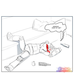 [P-Jo Art] Raphie is Drunk, Leo gives assistance – TMNT dj [Eng] – Gay Manga sex 6