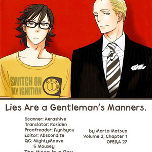 Gay Manga - [MATSUO Marta] Ayamachi wa Shinshi no Tashinami [Eng] – Gay Manga