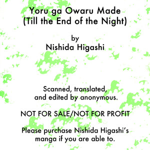 [Nishida Higashi] Yoru ga Owaru Made (Till the End of the Night) [Eng] – Gay Manga sex 3