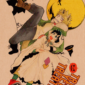 [Kuzutetsu (Nasuo)] Trick Yet Treat – Boku no hero academia dj [JP] – Gay Manga thumbnail 001