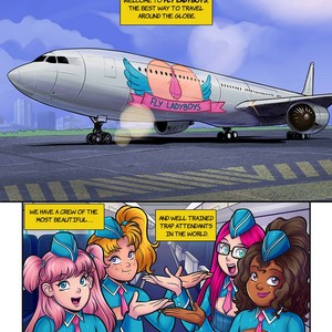 [Tekuho] Fly Ladyboys [Eng] – Gay Manga sex 2