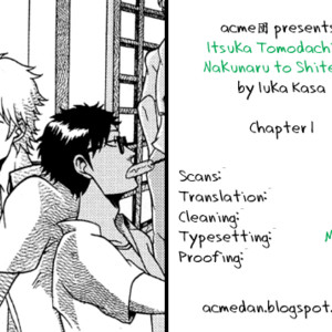 [KASAI Uka] Itsuka Tomodachi ja Nakunaru to Shite mo [Eng] – Gay Manga thumbnail 001