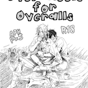 [Bed Sabaku] Over heels for Overalls (Bonding Over Coveralls) – Hetalia dj [Eng] – Gay Manga sex 2