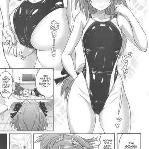 [Nyanko Batake (Murasaki Nyaa)] Kyouei Mizugi de Shokushu Zeme Tolfo – Fate/ Grand Order dj [Eng] – Gay Manga sex 4