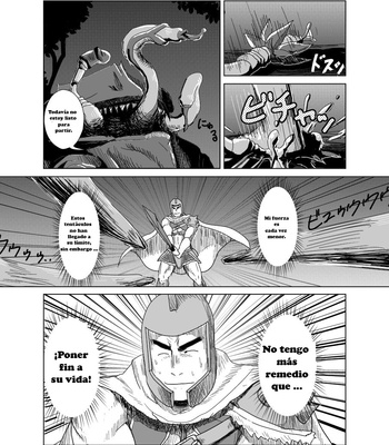 [Mousou Wakusei (Moritake)] Ken to Mahou to Kaibutsu to (Zenpen) | Warrior [Eng/Esp] – Gay Manga sex 30