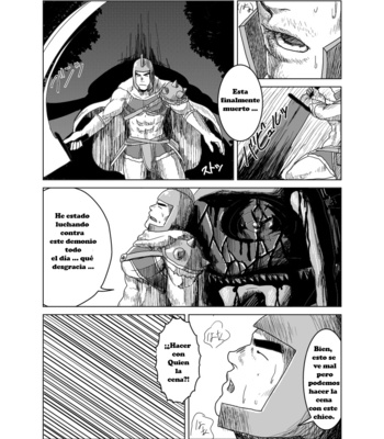 [Mousou Wakusei (Moritake)] Ken to Mahou to Kaibutsu to (Zenpen) | Warrior [Eng/Esp] – Gay Manga sex 33