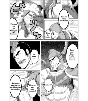 [Mousou Wakusei (Moritake)] Ken to Mahou to Kaibutsu to (Zenpen) | Warrior [Eng/Esp] – Gay Manga sex 36