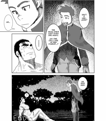 [Mousou Wakusei (Moritake)] Ken to Mahou to Kaibutsu to (Zenpen) | Warrior [Eng/Esp] – Gay Manga sex 26