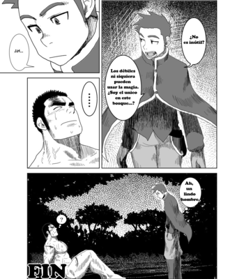 [Mousou Wakusei (Moritake)] Ken to Mahou to Kaibutsu to (Zenpen) | Warrior [Eng/Esp] – Gay Manga sex 52