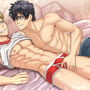 [Suiton] Akira Kurusu X Ryuji Sakamoto (Persona 5) – Gay Manga thumbnail 001