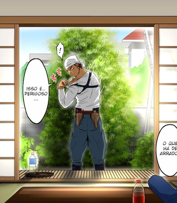 [Comagire (Kajima)] I’m curious about the hunky gardener! [Portuguese] – Gay Manga sex 5