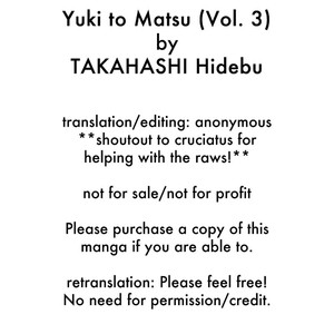 [TAKAHASHI Hidebu] Yuki to Matsu Vol. 3 [Eng] – Gay Manga sex 3